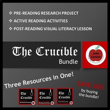 Preview of The Crucible--Teaching Resource Bundle