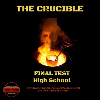 Preview of Literature - The Crucible Test  CCSS