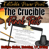 The Crucible Final Test: 2 Versions with Answers Scrambled