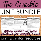 The Crucible Unit Growing Bundle: Engaging Activities - St