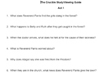 The Crucible Viewing Guide