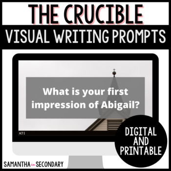 Preview of The Crucible Daily Writing Prompts