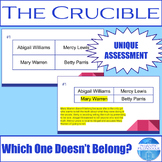 The Crucible: Which One Doesn’t Belong? Assessment Compati