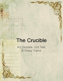 The Crucible by Arthur Miller - Chapter Quizzes, Unit Test