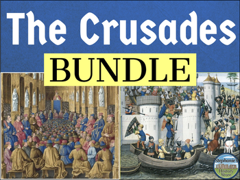 Preview of The Crusades Activities Bundle