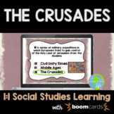 The Crusades Boom Cards | Distance Learning