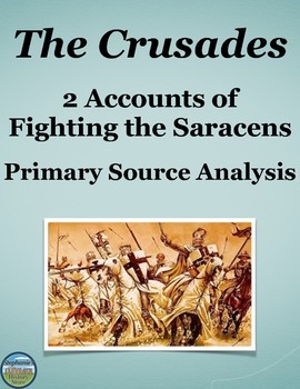 Preview of The Crusades Compare and Contrast Primary Source Analysis