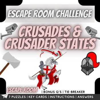 Preview of The Crusades  History Escape Room Challenge