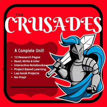 Preview of The Crusades Lap book and Interactive Notebook Pages