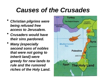 Preview of The Crusades (Middle Ages Power Point)