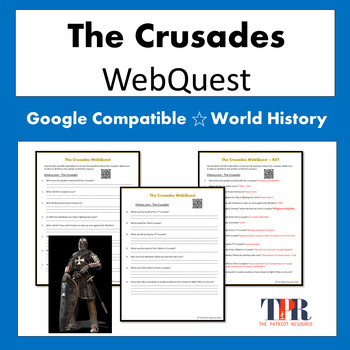 Preview of The Crusades in the Middle Ages WebQuest Activity (Google Comp)