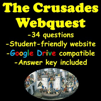 Preview of The Crusades Webquest