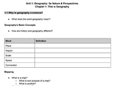 The Cultural Landscape, Rubenstein, Chapter 1 Guided Reading