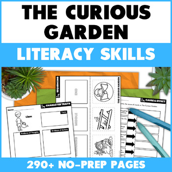 Preview of The Curious Garden Activities - Reading Comprehension and Literacy Skills