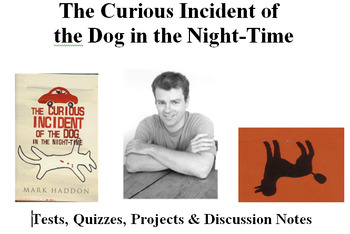 Preview of The Curious Incident of the Dog in the Night-Time Activity Packet