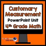 Customary Measurement Math Unit 4th Grade Distance Learning