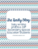 The Daily Blog Special Ed Writing