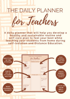 Preview of The Daily Planner for Teachers