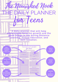 Preview of The Daily Planner for Teens