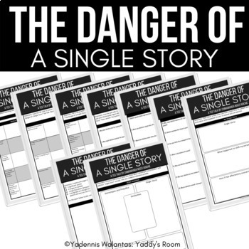 Preview of The Danger of a Single Story - Chimimanda Ngozi Adichie TedTalk Analysis