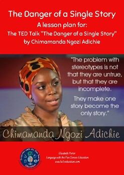 Preview of The Danger of a Single Story TED Talk Lesson Plan