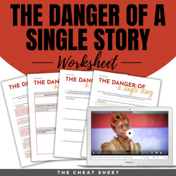 Preview of The Danger of a Single Story: TED Talk Viewing Guide & Personal Reflection