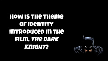 Preview of The Dark Knight Film Unit Google Slides