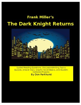 Preview of The Dark Knight Returns Teacher's Resource