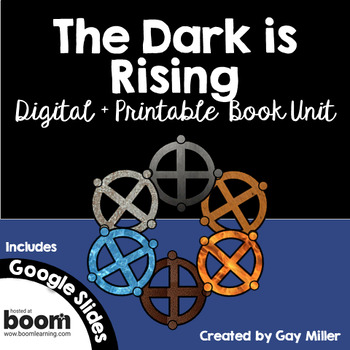 Preview of The Dark is Rising Novel Study [Susan Cooper] Digital + Printable Book Unit