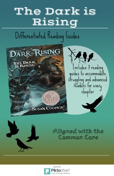 Preview of The Dark is Rising Differentiated Reading Guides