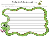 The Day Jimmy's Boa Ate the Wash_Writing