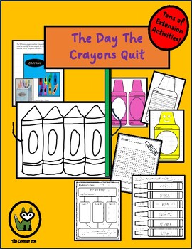 Preview of The Day The Crayons Quit Extension Activity Kit