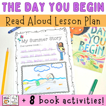 Preview of The Day You Begin Back to School Read Aloud and Activities Book Companion
