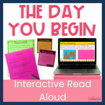 Preview of The Day You Begin Interactive Read Aloud and Back to School Activities