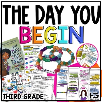 Preview of The Day You Begin Read Aloud Activities for Third Grade | Poem and Bracelets
