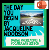 The Day You Begin by J. Woodson Short Story Intro and digi