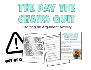 Preview of The Day the Chairs Quit: Creating an Argument Activity