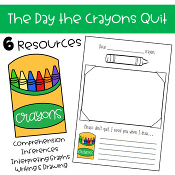 The Day the Crayons Quit Activities by Miss Irvine s Class TpT