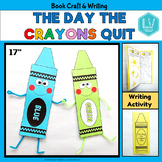 The Day the Crayons Quit - Book Companion Craft Activity, 