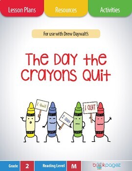 Preview of The Day the Crayons Quit Lesson Plans & Activities Package (CCSS)