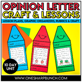 The Day the Crayons Quit - Opinion Writing Crayon Craft