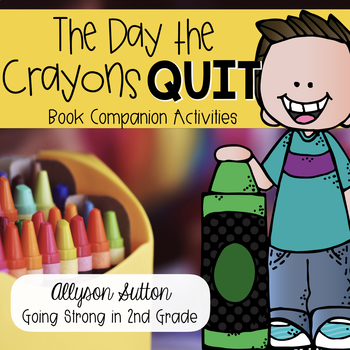 Preview of The Day the Crayons Quit Book Companion Activities