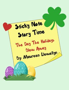 Preview of Sticky Note Story Time: The Day the Holidays Blew Away