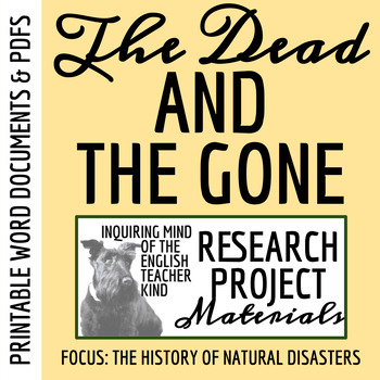 Preview of The Dead and the Gone by Susan Beth Pfeffer Research Project for High School