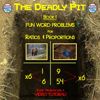 Preview of The Deadly Pit - Ratio & Proportions (Distance Learning)