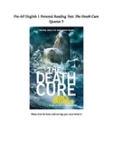 The Death Cure Reading Test
