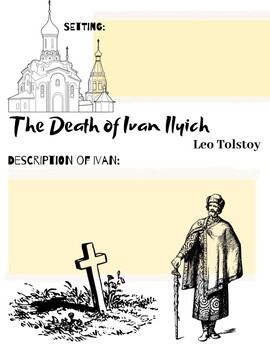 Preview of The Death of Ivan Ilyich by Leo Tolstoy Student Workbook