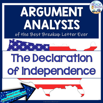 Preview of The Declaration of Independence - Argument Analysis - Close Reading Lesson