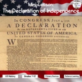 Mini-Lesson: The Declaration of Independence (distance lea