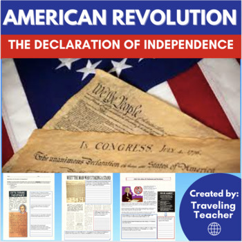 Preview of The Declaration of Independence: The American Revolution: Reading Passages